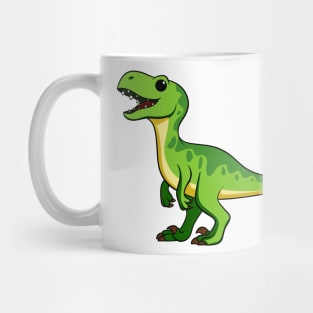 cartoon raptor Mug